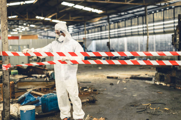 Professional Biohazard technician working in Tipton, IA
